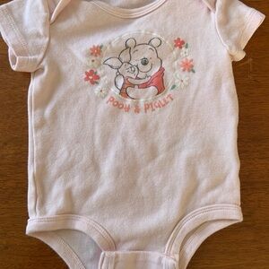 😊FREE😊 Disney Pink Winnie the Pooh Bodysuit